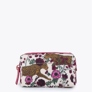 NECESER NAYLON ESTAMPADO TIGRES Y FLORES CRUDO-ROSA LOLA CASADEMUNT LF2612010