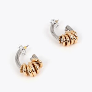 PENDIENTES ARO BICOLOR METAL-METAL LOLA CASADEMUNT LF2603051