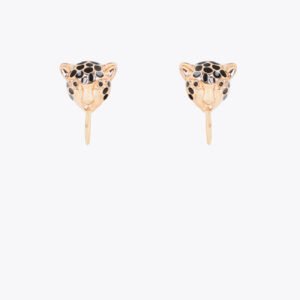 PENDIENTES LEOPARDO CON ARO DORADO LOLA CASADEMUNT LF2603022