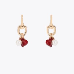 PENDIENTES CON CHARMS CORAZON METAL-ROJO LOLA CASADEMUNT LF2603039
