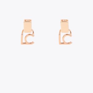 PENDIENTES CON LOGOTIPO DORADO LOLA CASADEMUNT LF2603076