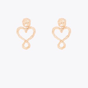 PENDIENTE CORAZON INFINITO DORADO LOLA CASADEMUNT LF2603069