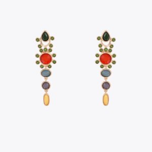 PENDIENTES CRISTALES MULT METAL-MULTICOLOR LOLA CASADEMUNT LF2603074