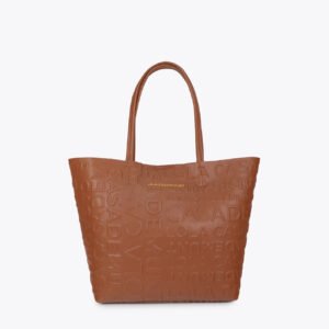 BOLSO SHOPPER MONOGRAMA CAMEL LOLA CASADEMUNT LF2604075