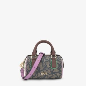 BOLSO BANDOLERA BOWLING S.KAOS ICON NEGRO/MALVA OSCURO TOUS 2002462368
