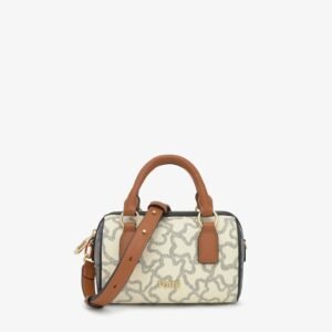 BOLSO BANDOLERA BOWLING S.KAOS ICON BEIGUE/NEGRO TOUS 2002462303