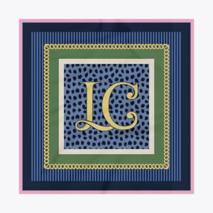 PAÑUELO BLUE ANIMAL AZUL-VERDE LOLA CASADEMUNT LF2607034