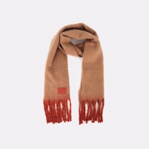 BUFANDA CON DETALLE FLECOS DEGRADADOS LOLA CASADEMUNT LF2607012