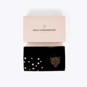 PACK REGALO CALCETINES CON PERLAS Y CRISTALES LOLA CASADEMUNT LF2613003